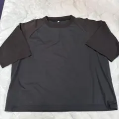 無印良品　ムジラボ　MUJI LABO ラグランスリーブ Tシャツ ブラックのサムネイル