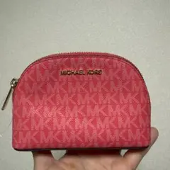 キム様用　MICHAEL KORS ロゴ入りピンクポーチ