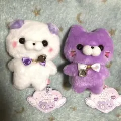 すくっとたっちさん　ぱーぷるほりっく　ぬいぐるみ　たれいぬさん　ねこさん　セット