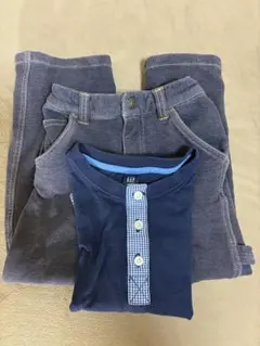 GAP ネイビー パンツとTシャツセット