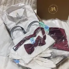 アクアグラツィエ タキシードセット 赤蝶ネクタイ クリーニング済