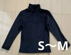 長袖　裏起毛　フリース　ハイネックシャツ ヒートテック　カットソー