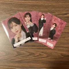 櫻坂46 生写真　5th Anniversary 黒ドレス　遠藤理子