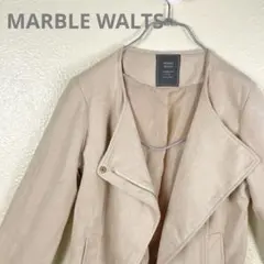 ★MARBLE WALTS マーブルワルツ グレーピンクのスエード調アウターのサムネイル