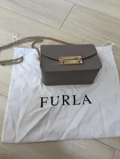 FURLA フルラ メトロポリス チェーン ショルダーバッグ【2月3日まで値下げ