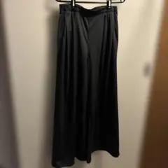 No.375 DANSKINブラック ワイドパンツ ゴムウエストL