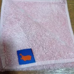 美品 ピポポタマス　ハンカチ ピンク 限定色のサムネイル
