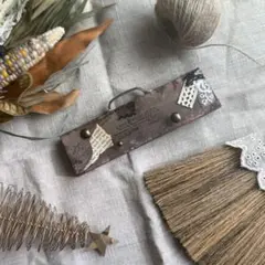 ハンドメイド マグネット アンティーク インテリア雑貨 小物雑貨 レース シャビ
