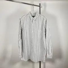 relume メンズシャツ ストライプ ホワイト カジュアル