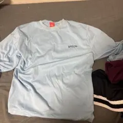 &RSON 長袖Tシャツ ライトブルー