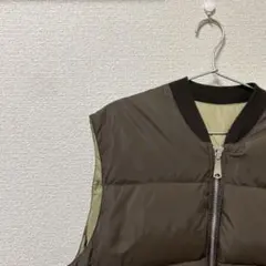 【00s】　リバーシブル　ダウンベスト