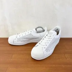美品　アディダス　スーパースター　24.0センチ　ホワイト　天然皮革