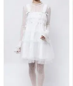 merry jenny メリージェニーチュールコ ルセットミニワンピース