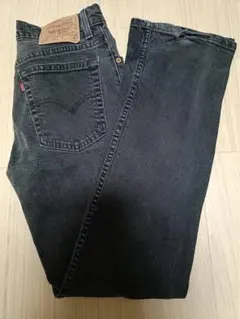 【実寸75×79】アメリカ製_リーバイス517ボタン裏511_ストレッチ後染め黒