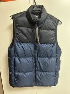 ユニクロ　ウルトラライト　ネイビー ツートン　ダウンベスト