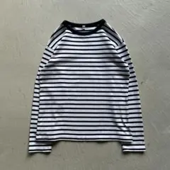00s old uniqlo border l/s ボーダー ロンt ネイビー