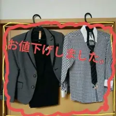 フォーマルセット（ジャケット・シャツ・パンツ）110cm　クリーニング済です。