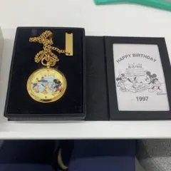 【ディズニーストア限定】ミッキーマウス1997年バースデー記念懐中時計