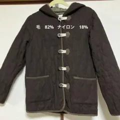 スタディオクリップ　ブラウン ウール　ダッフルコート