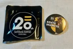 【新品】HAWKS今宮選手（#6）20th缶バッチのサムネイル