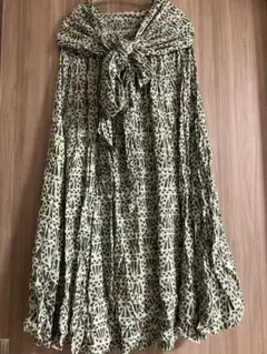 ヒグチユウコ HORNS ロングスカート グリーン系 - メルカリ