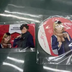 ハイキュー コスモワールド ホログラムカード 音駒 黒尾 孤爪 コースター