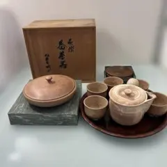 ☆萩焼　番茶器　菓子器　茶托　茶盆☆のサムネイル