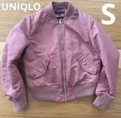 UNIQLO MA‐1ブルゾン ピンク