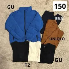 子供服【size 150】GU・ユニクロ・西松屋など6点まとめ売り