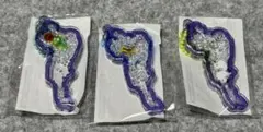 びわこキーホルダー 紫色3個セット