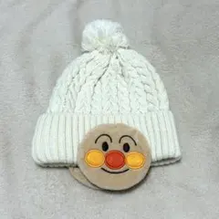 【新品未使用】ニット帽 あんぱんまん アンパンマン 帽子 耳当て