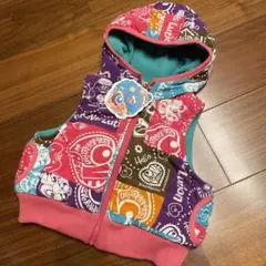 【新品】ラブレボ☆カラフル中綿ベスト90㎝