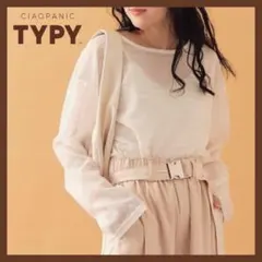 CIAOPANIC TYPY シアーレースボーダーアソート　ビッグT【139