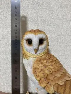 フクロウの置物 約25cm