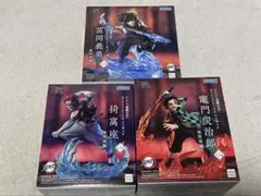 鬼滅の刃　XrossLink 竈門炭治郎　冨岡義勇　猗窩座　フィギュア　セット