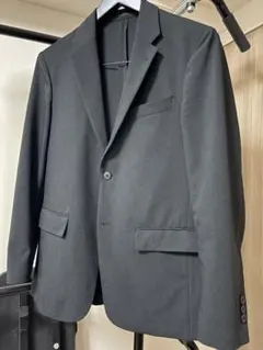 UNIQLO 感動ジャケット ブラック S 美品 ストレッチ 軽量