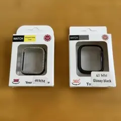 【値下げ！】アップルウォッチ保護カバー40mm.41mm 2個セット