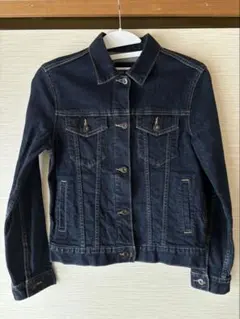 ユニクロ　UNIQLO デニムジャケット　Gジャン　ジージャン　ダークブルー　M