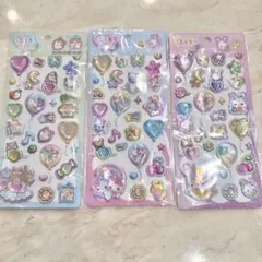 正規品　ぷくきら　チャームステッカー　ハムちゃんズワールド　マジカルみゅーちゃん