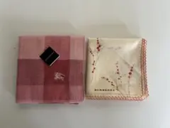 バーバリー　ハンカチ2枚セット　ピンク　Burberry 未使用