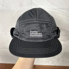 ニコアンド　フライトキャップ　クロ