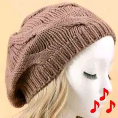 ニットベレー帽