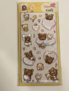 【新品】リラックマ クレアス ぷっくりシール ノベルティ