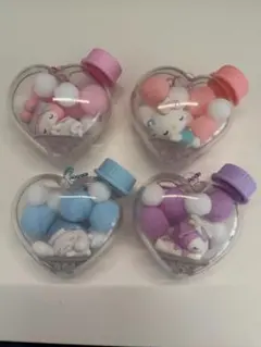 サンリオ　キャラもふケースマスコット　４点セット