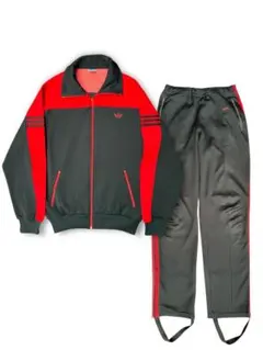 【希少】70s-80s アディダス セットアップ デサント製 西ドイツ サイズ6