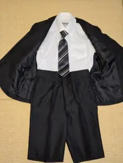 フォーマルスーツ 120cm 黒 ネクタイ付き