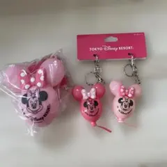 ミニーちゃんバルーン　キーチェーン　バッグチャーム　新品未使用