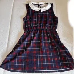 LIZLISA好きに♡ノースリーブ チェックワンピース