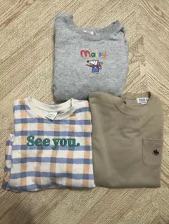 長袖ロンパース　バースデイ　80cm