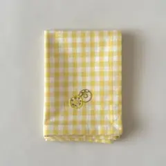 シワになりにくいランチョンマット　刺繍